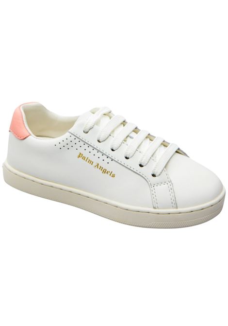 Scarpe bambina bianco/rosa in pelle PALM ANGELS | PGIA002F22LEABIANCO/ROSA